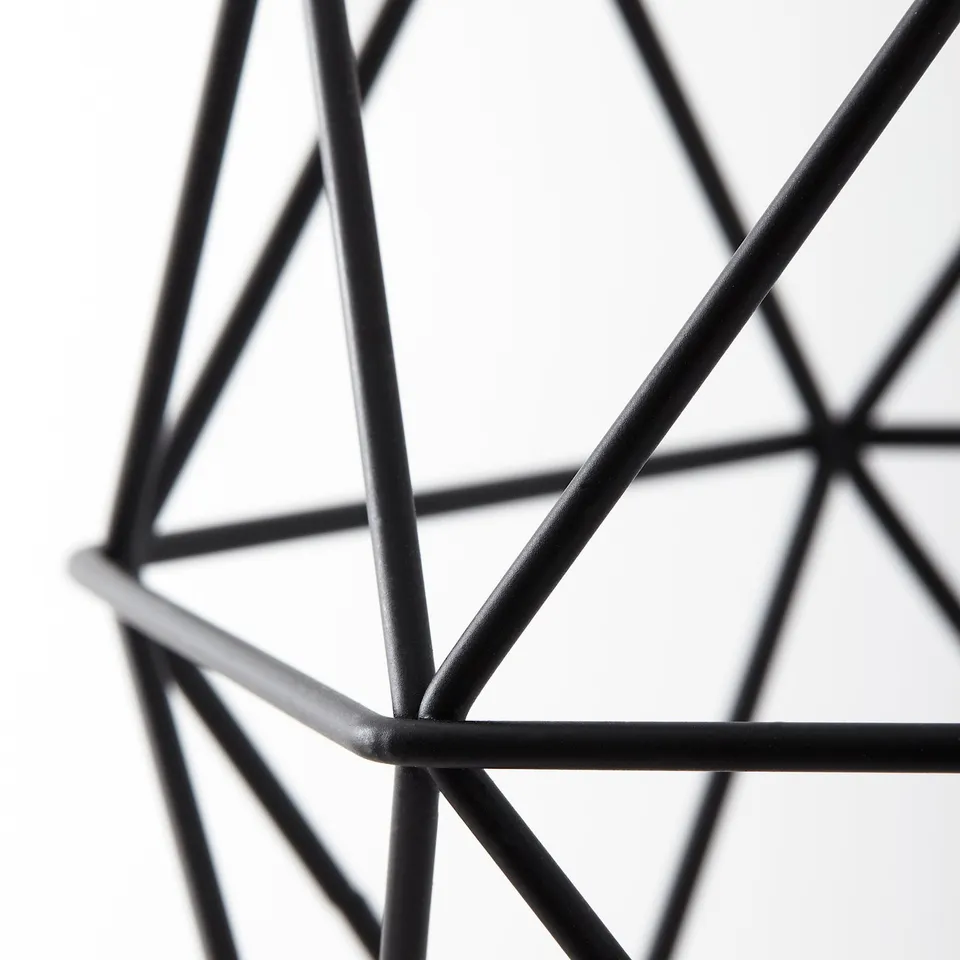 BRUNSTA / HAVSDJUP Pendant lamp, black, 20 cm