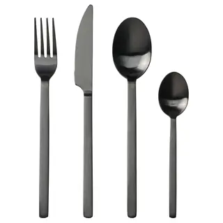 STOCKHOLM 2025 24-piece cutlery set, black