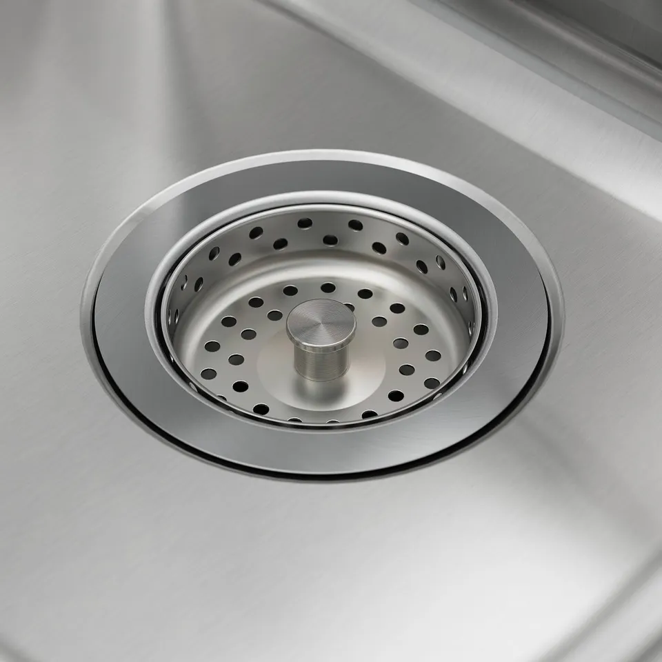 part: VATTUDALEN inset sink, 1 bowl with drainboard