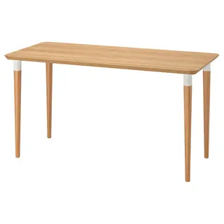 ANFALLARE / HILVER desk, bamboo, Length 140 x Width 65 x Height 73 cm