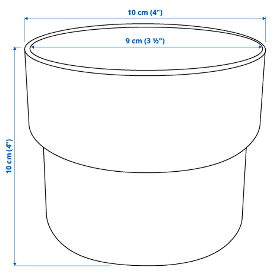 Illustration with measurements for the product: FÖRENLIG.