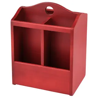 HAVSMAL knife block, brown-red