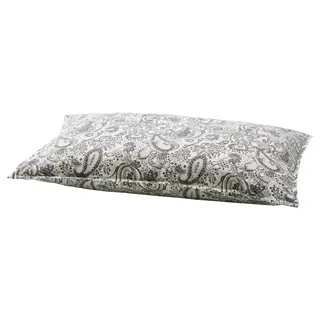 RODGERSIA pillowcase, grey/white, 50x80 cm