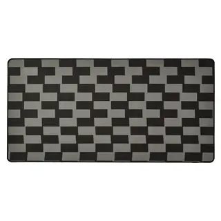 BLÅSKATA gaming mouse pad, black/grey patterned, 40x80 cm