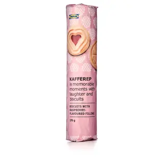 KAFFEREP biscuits, with raspberry-flavoured filling, 176 g