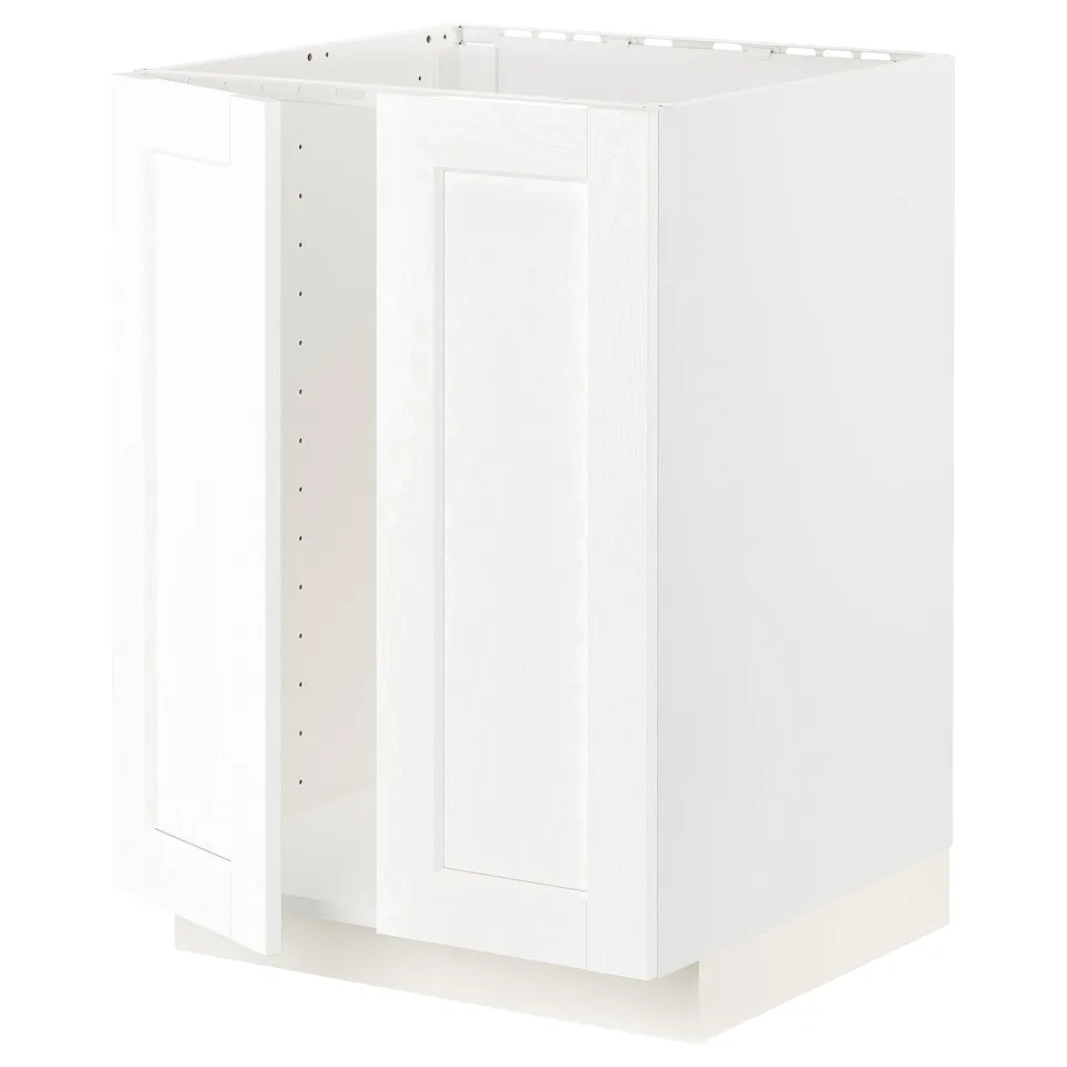 White METOD kitchen cabinet with sleek, modern design.