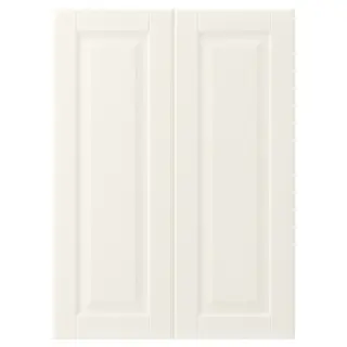 BODBYN 2-p door f corner base cabinet set, off-white, Width 25.4 x Height 69.7 cm