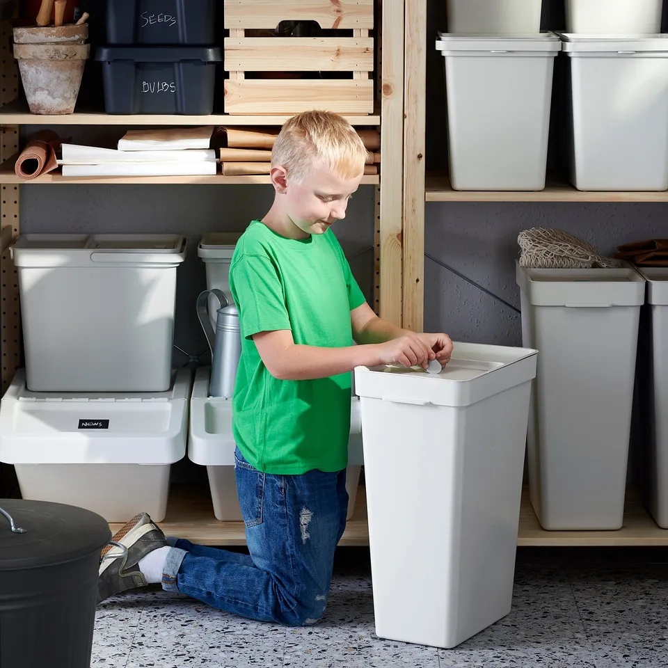 part: HÅLLBAR bin with lid
