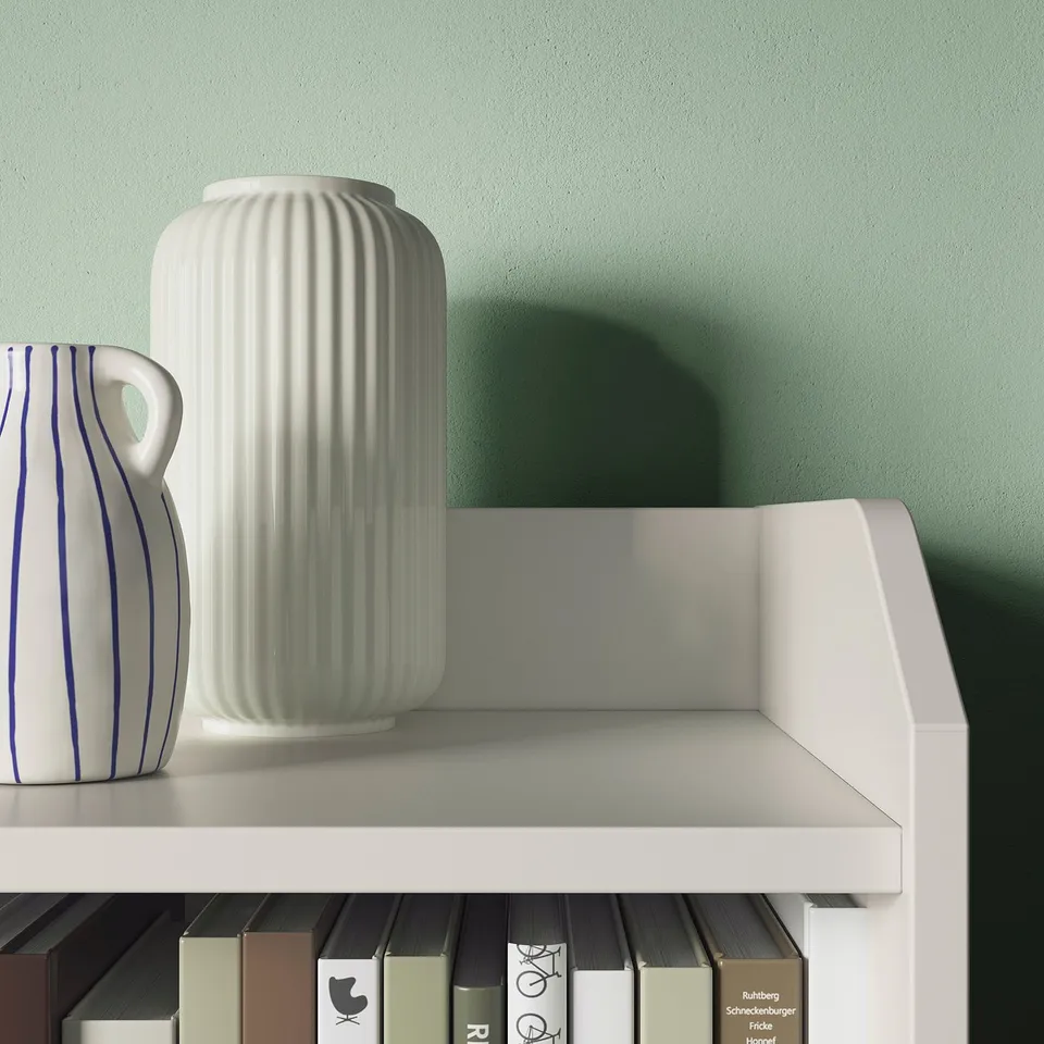 part: HAUGA chest of 3 drawers with shelf