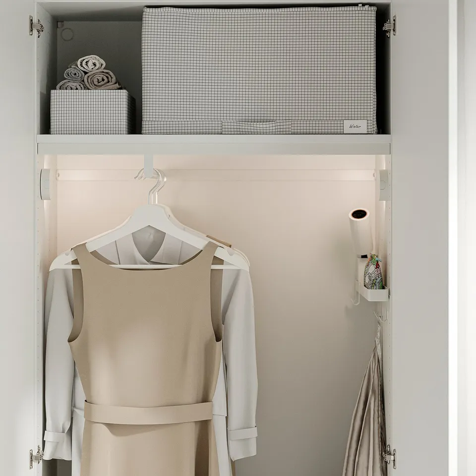 ALTARLIDEN Clothes rail, white, 80x42 cm