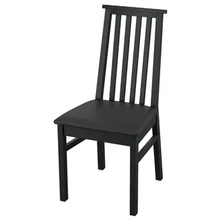 ÅLHULT chair, black/Bomstad black, Depth 54 x Height 94 x Width 45 cm