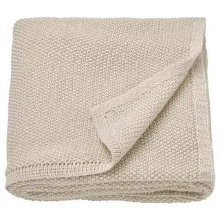 HUMLEMOTT throw, off-white, 130x170 cm