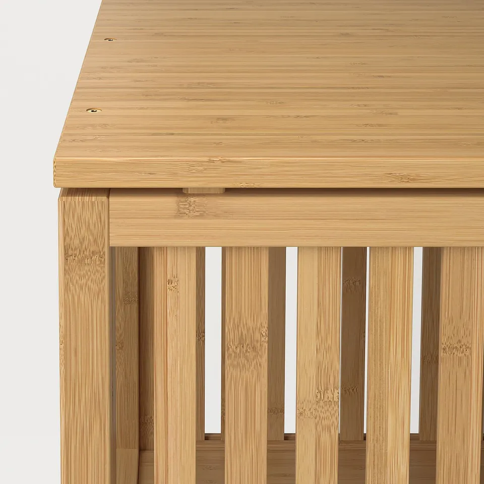 High-quality bamboo wardrobe with sleek, minimalist design.