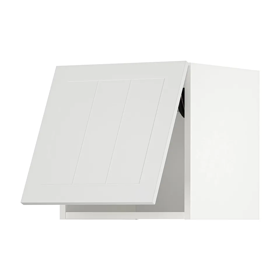 METOD kitchen wall cabinet, white, rectangular, modern, simple design.