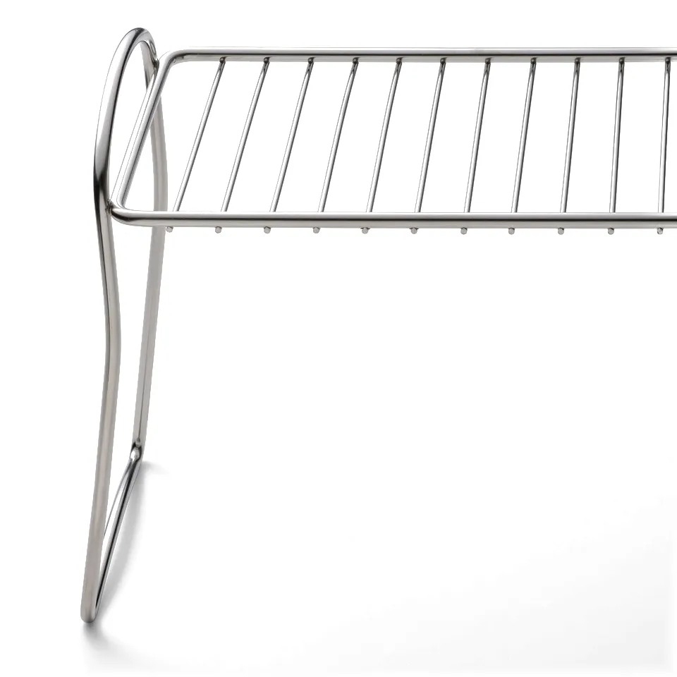VÄLVÅRDAD Dish drying shelf, stainless steel, 13x32 cm