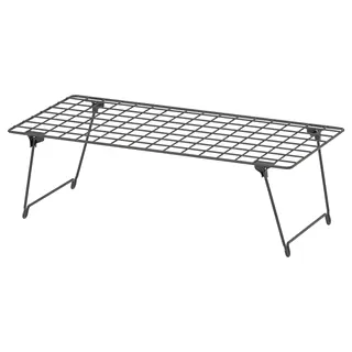 GREJIG shoe rack, grey, 58x27x17 cm