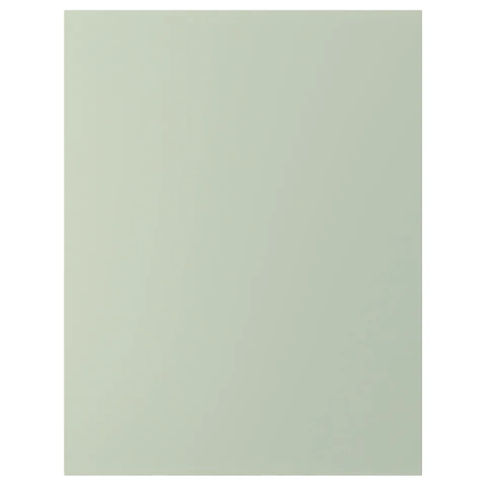 STENSUND green cover panel, fibreboard and acrylic paint, square with clean edges.