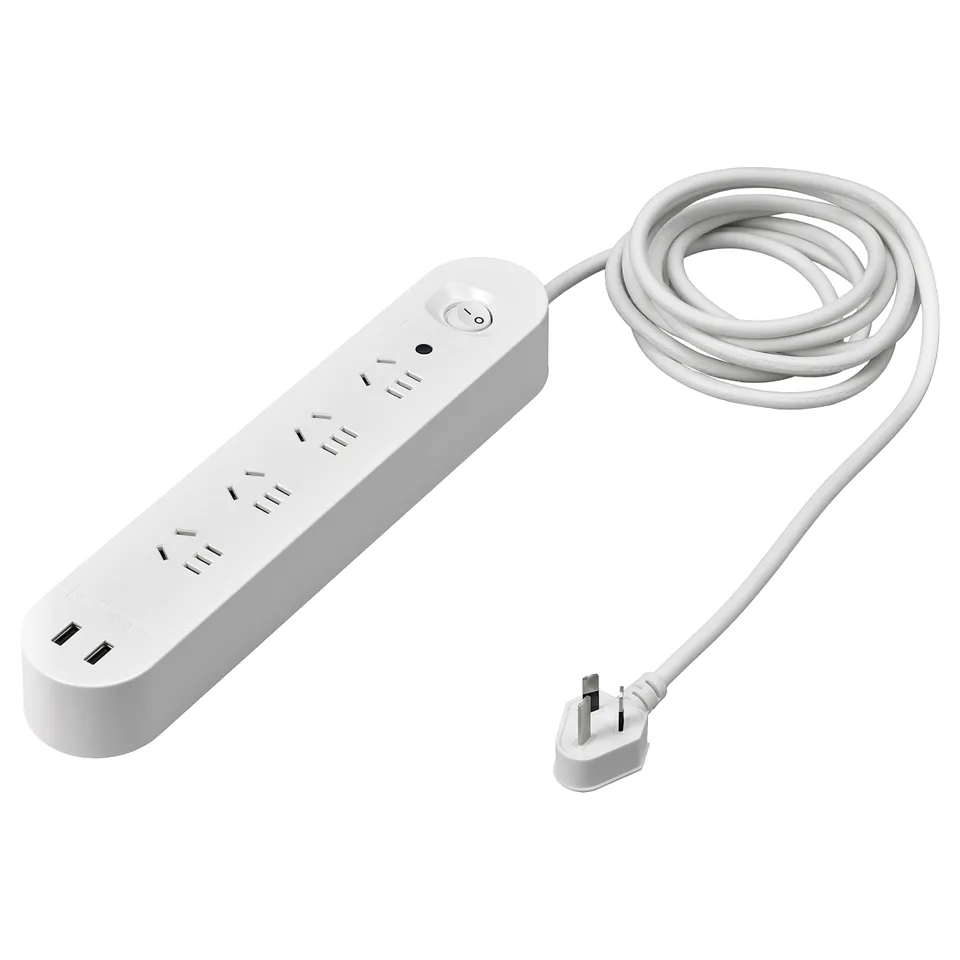 part: KOPPLA 3-way socket with 2 USB ports