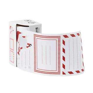 VINTERFINT stickers, white/red, 50 pack