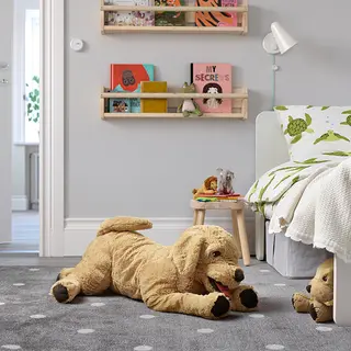 GOSIG set: soft toy x2, dog/golden retriever, 70 cm