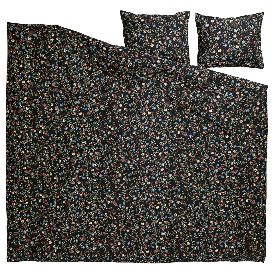 part: BRUDKRUSBÄR duvet cover and 2 pillowcases