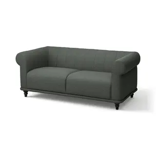 VISKAFORS 2-seat sofa, Lejde grey/green/brown, Depth 90 x Height 74 x Width 194 cm