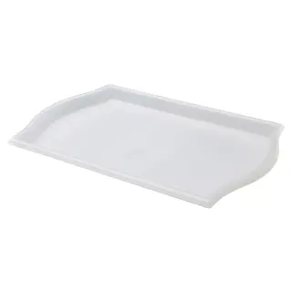 SMULA tray, transparent, 52x35 cm