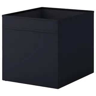 DRÖNA box, black, 33x38x33 cm