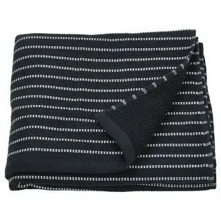 BROKGINST bath towel, black, 70x140 cm