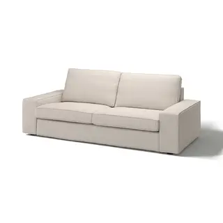 KIVIK cover three-seat sofa, Tresund light beige