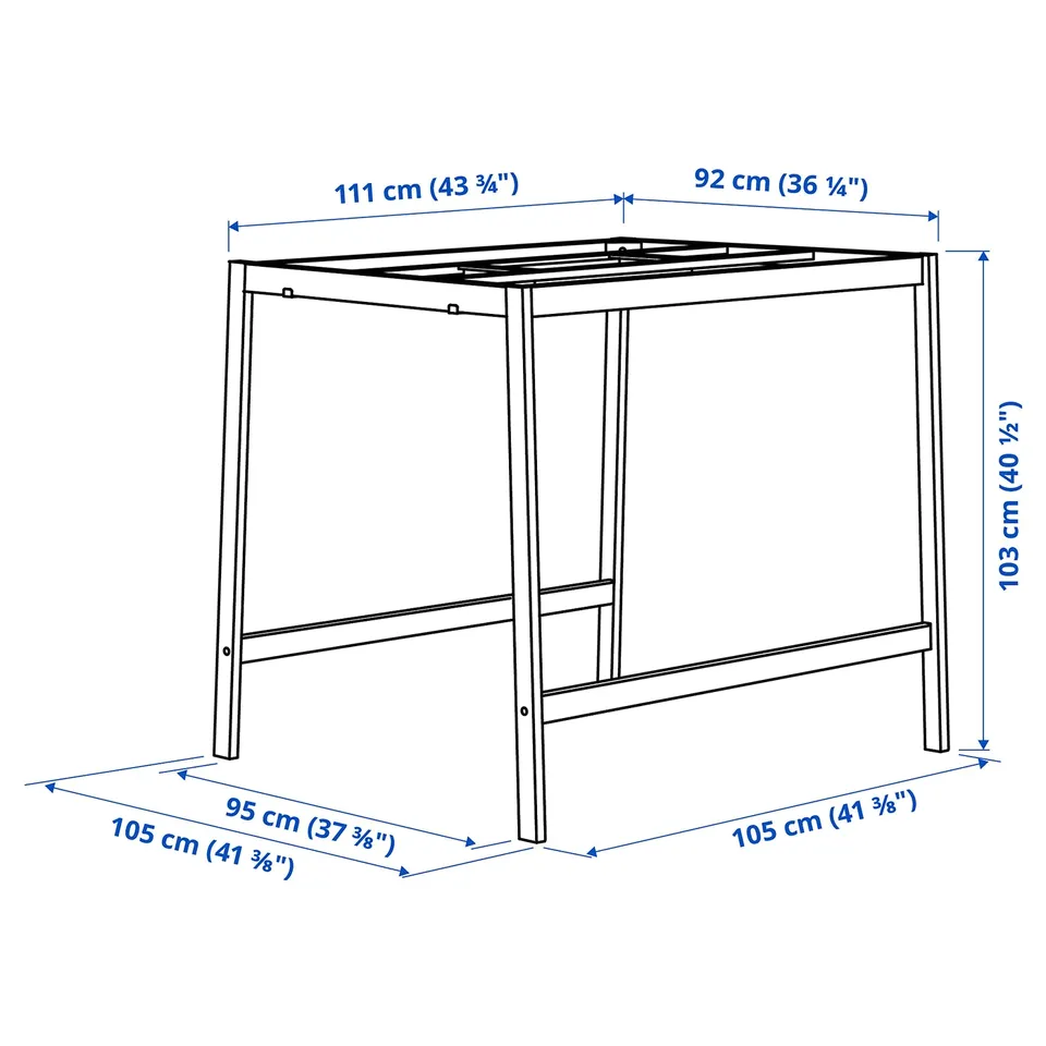 part: MITTZON underframe for conference table