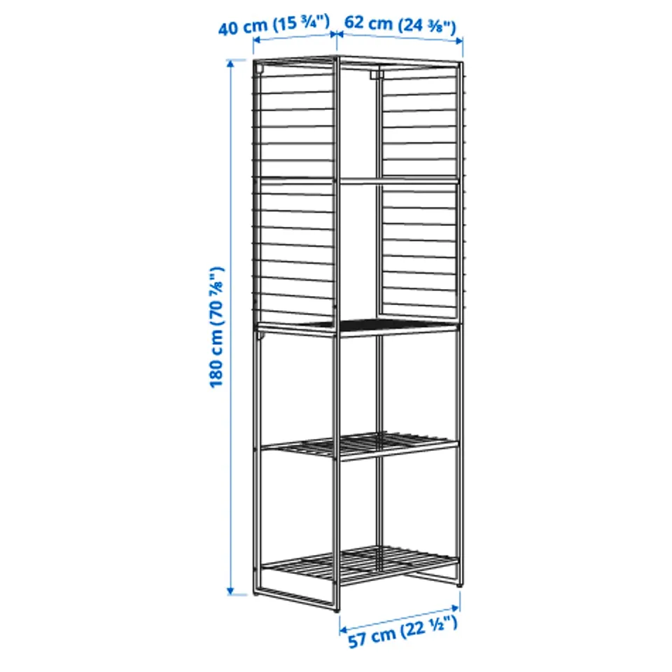 Illustration with measurements for the product: JOSTEIN.