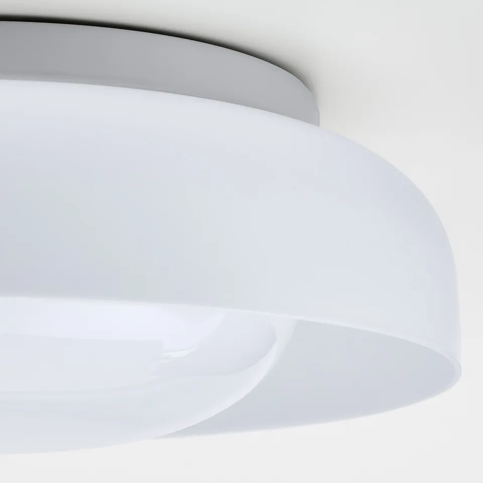KÄRRNOCKA Ceiling lamp, white, 37 cm