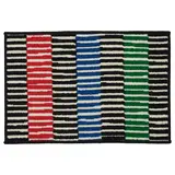 VÄNDPLATS door mat, multicolour/stripe, 40x60 cm