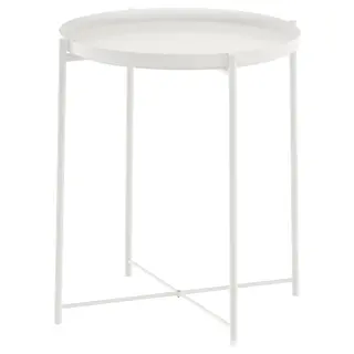 GLADOM tray table, white, 45x53 cm
