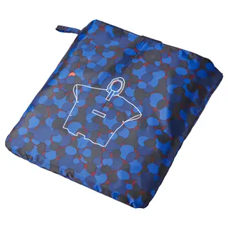 SPJUTSÖ rain poncho, patterned/multicolour
