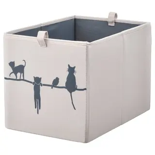 BARNDRÖM box, beige, 26x37x26 cm
