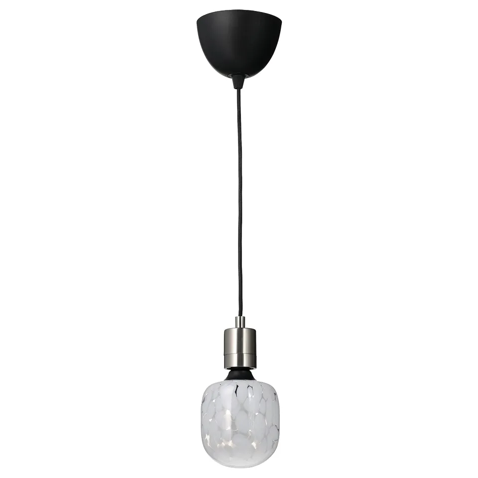 part: SKAFTET / MOLNART pendant lamp with light bulb