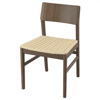 SKANSNÄS chair, brown beech, Depth 51 x Height 78 x Width 48 cm