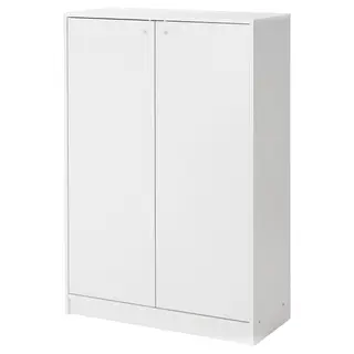 KLEPPSTAD shoe cabinet/storage, white, 80x35x117 cm