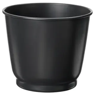 BROKTRAST plant pot, in/outdoor/dark grey, 9 cm