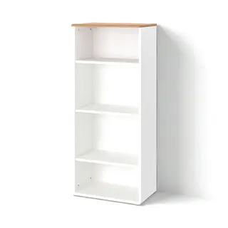 SKRUVBY bookcase, white, 60x140 cm