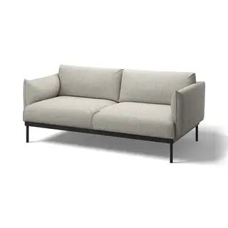 ÄPPLARYD 2-seat sofa, Lejde light grey, Depth 93 x Width 199 cm
