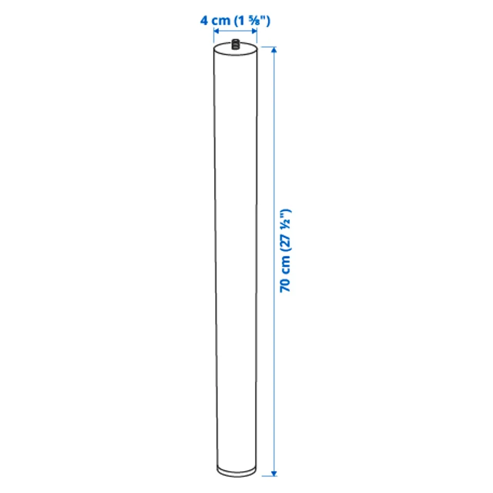 Illustration with measurements for the product: ANFALLARE.