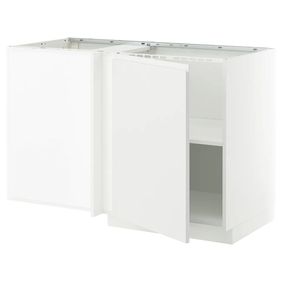 Ikea METOD white kitchen cabinet, modern minimalist design.