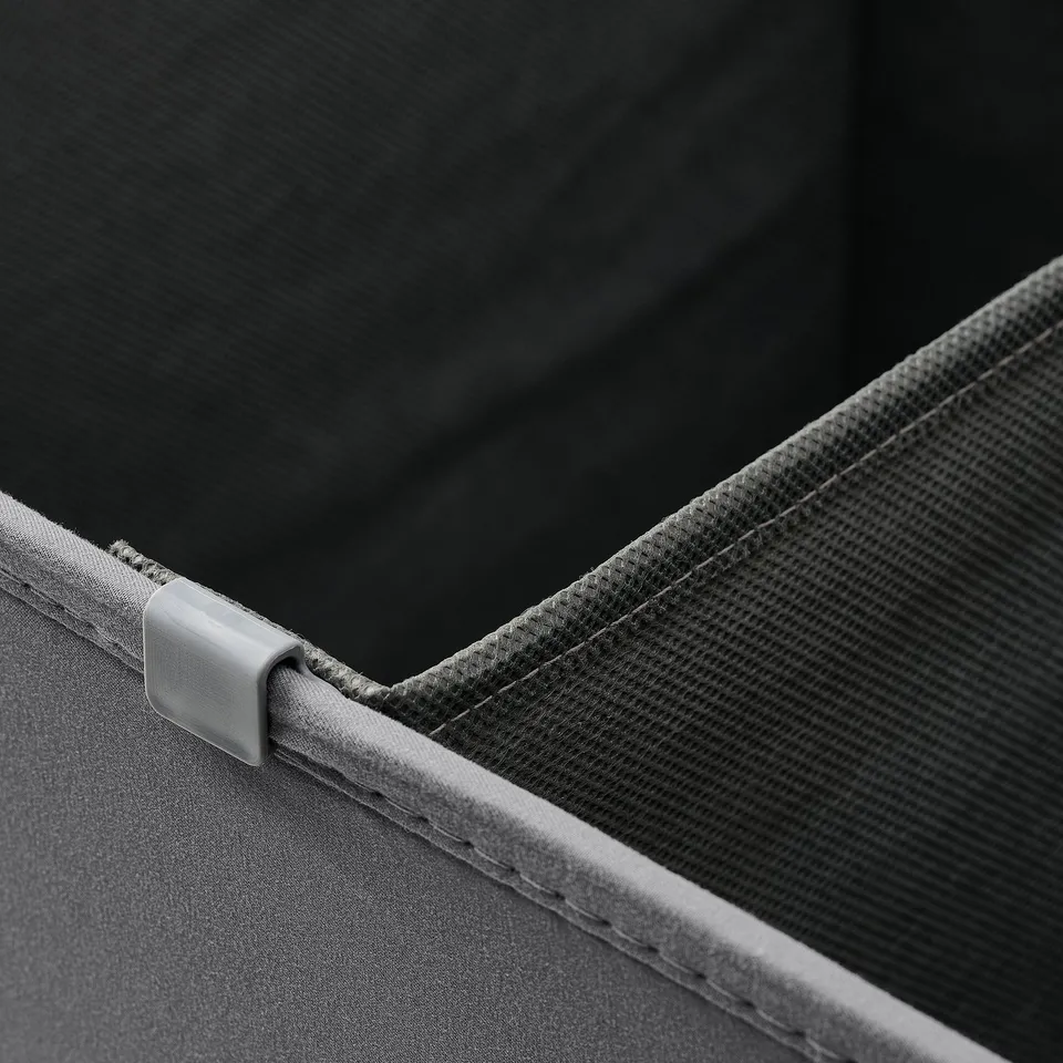 DRÖNA Divider for storage box, dark grey, 33x33 cm