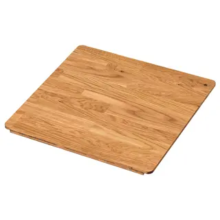 NORRSJÖN chopping board, oak, 44x42 cm