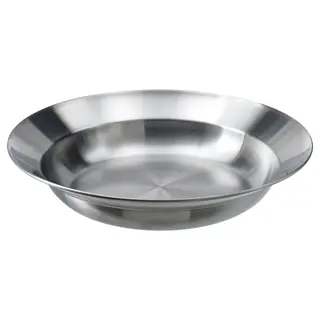 GRILLTIDER deep plate, stainless steel, Height 4 cm