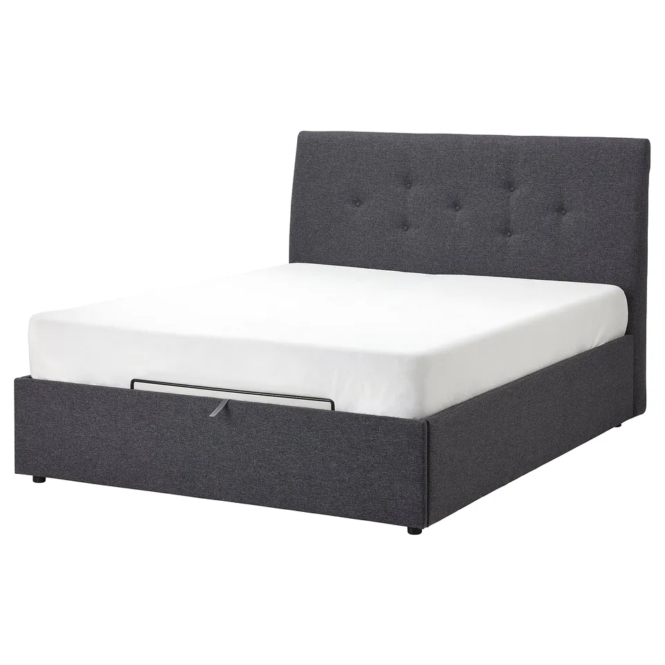 part: IDANÄS upholstered ottoman bed