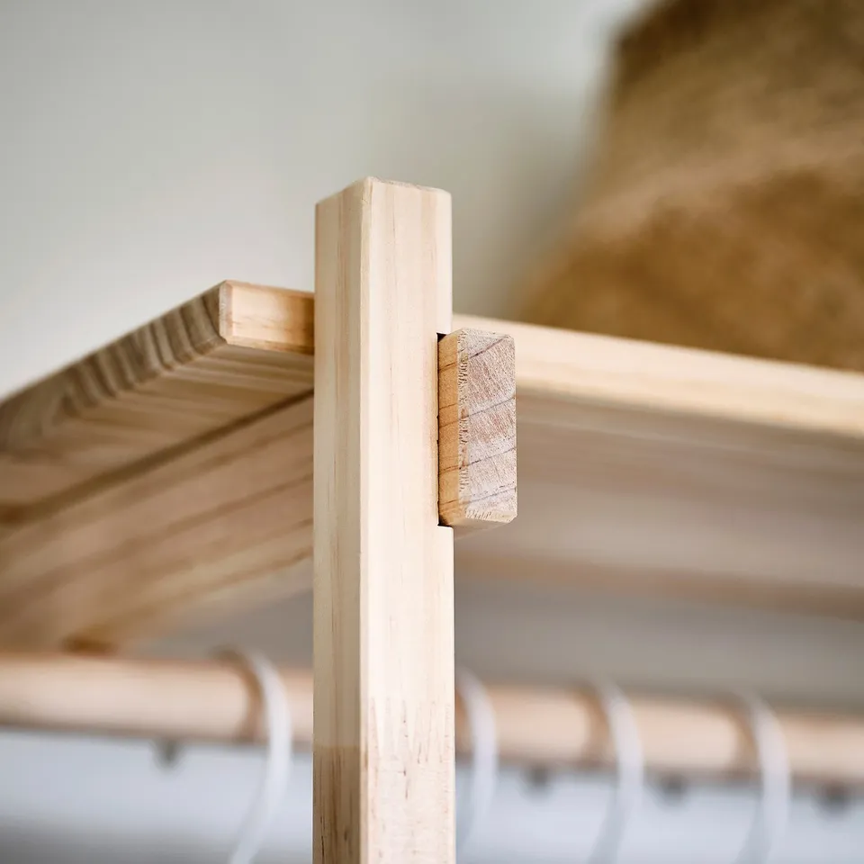 KRONÖREN Open wardrobe, pine, 90x49x181 cm